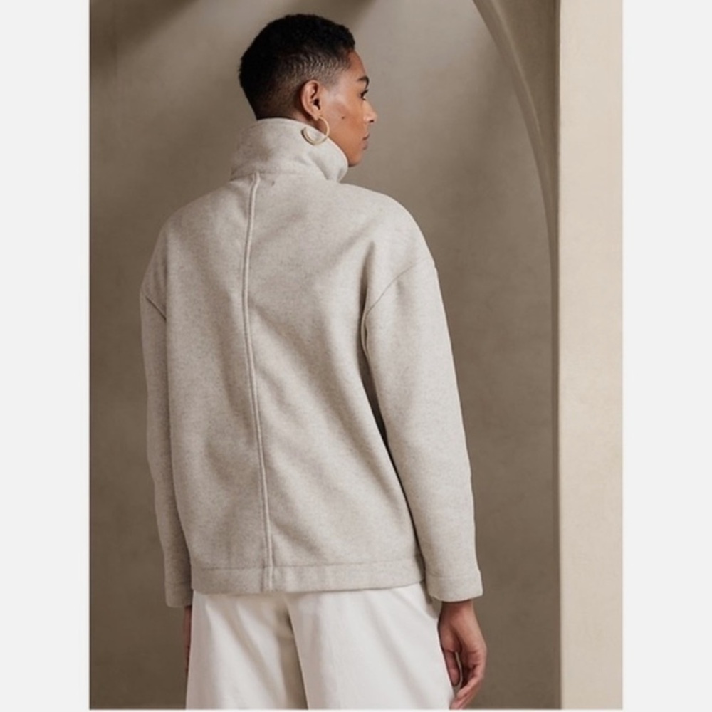 ✨HOST PICK✨ Banana Republic Melton Moto Jacket - Picture 9 of 9